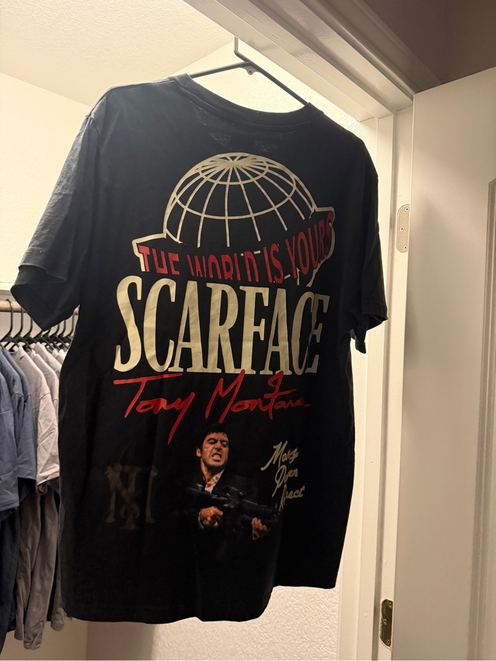 Scarface Tony Montana Graphic T-Shirt - Black
